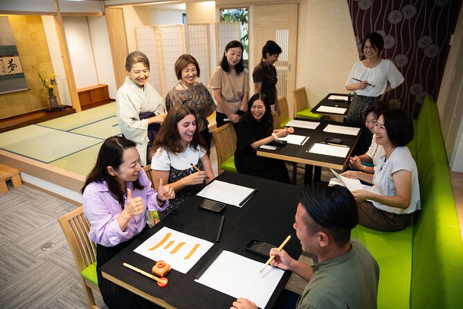Asakusa Calligraphy Workshop Craft Your Own Art in Tokyo - Tokyo Tourist Lounge Asakusa: a simple start point