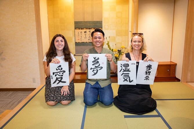 Asakusa Calligraphy Workshop Craft Your Own Art in Tokyo - Traditional brush practice, then a modern fude pen comparison