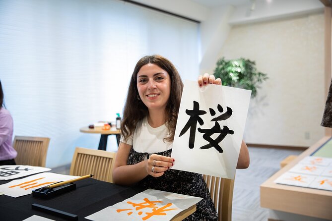 Asakusa Calligraphy Workshop Craft Your Own Art in Tokyo - Choose characters and make it feel like your art
