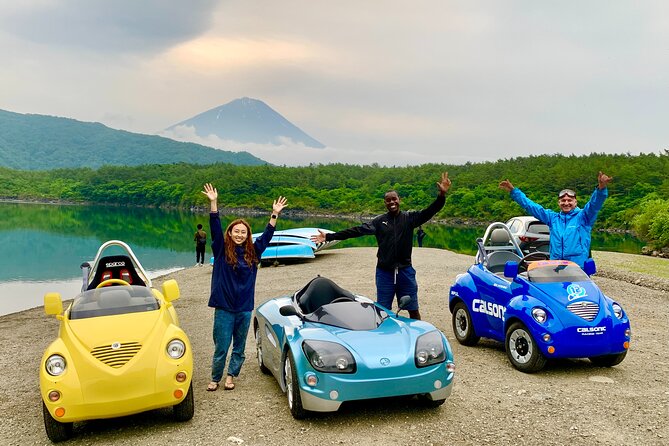Cute & Fun E-Car tour following guide around Lake Kawaguchiko - Where You Meet at Kawaguchiko Station (and How Pickup Feels)