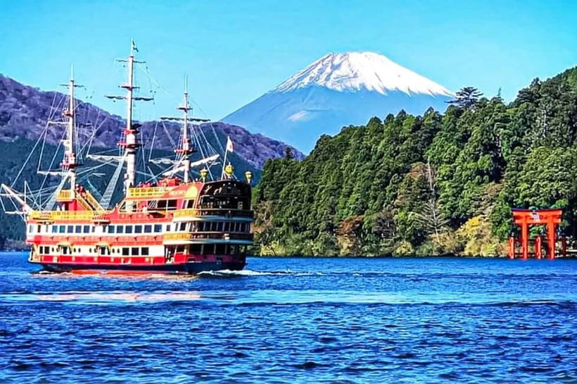 Mt.Fuji Hakone Day Tour With Lake Ashi Cruise, FREE Ropeway - How this 10-hour plan gets you real Mt. Fuji variety