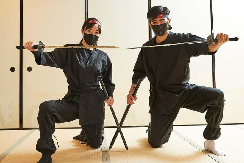 Samurai Ninja Museum Asakusa: Kid-Friendly Ninja Training - What You Actually Do: Outfit, Treasure Hunt, Shuriken Throw, and Blowgun