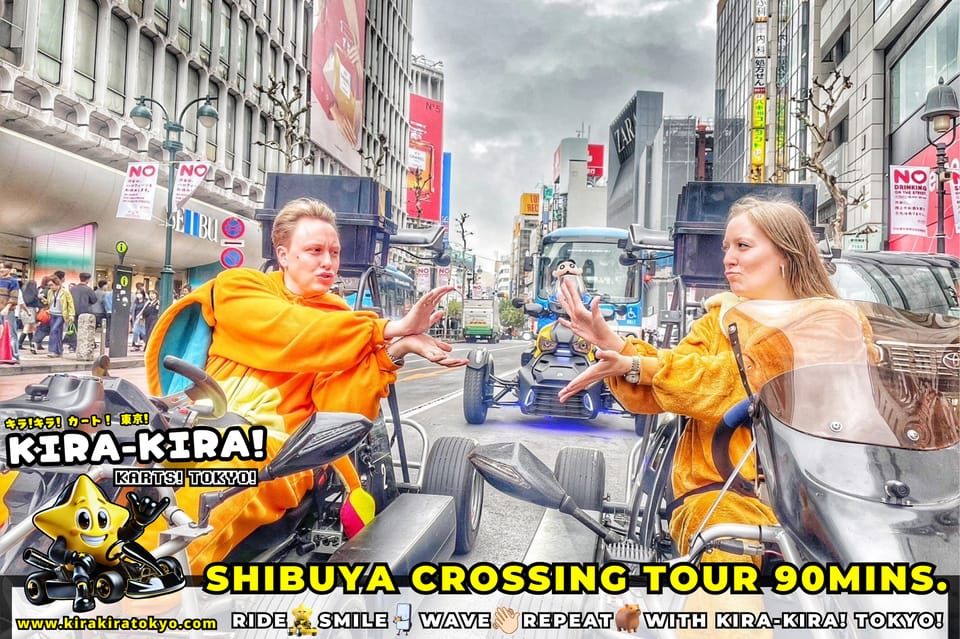 Shibuya Crossing x Tokyo Tower and more! Go-Kart Tour - Tokyo Tower to Shibuya Crossing: how the route builds excitement