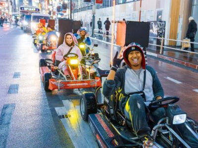 Shibuya#2 Go Karting Tour with Funny Costume - Showing Up at Akiba Kart Shinjuku and Getting Kitted Out