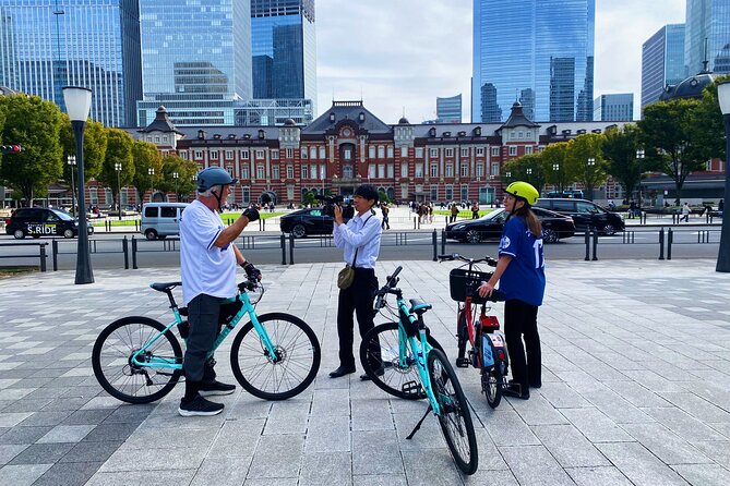 Tokyo: 3-Hour Bike/E-Bike Tour of the City's Highlights - Imperial Palace gates and the Kokyo Otemon entrance: where photos matter