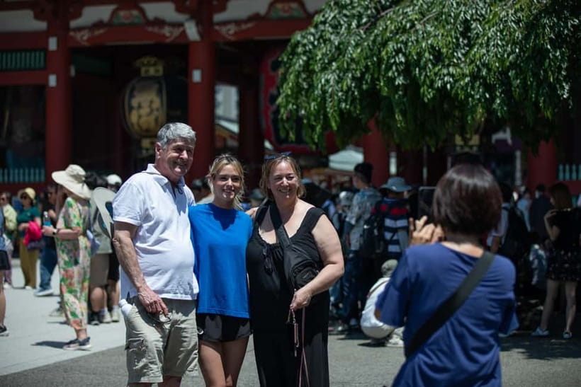 Tokyo: Asakusa Walking Tour with Sensoji Temple Visit - The Thunder Gate to Nakamise Street segment (how the route sets the mood)