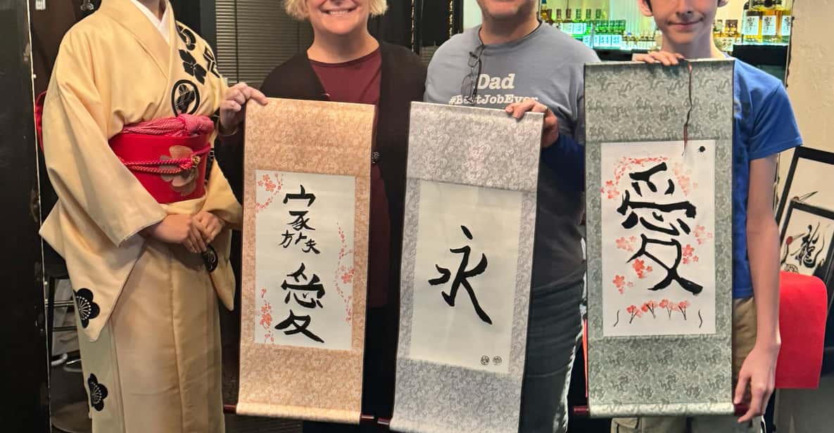 Tokyo: Calligraphy on Kanji Fan & Scroll with Drink - Key Points That Matter Before You Go