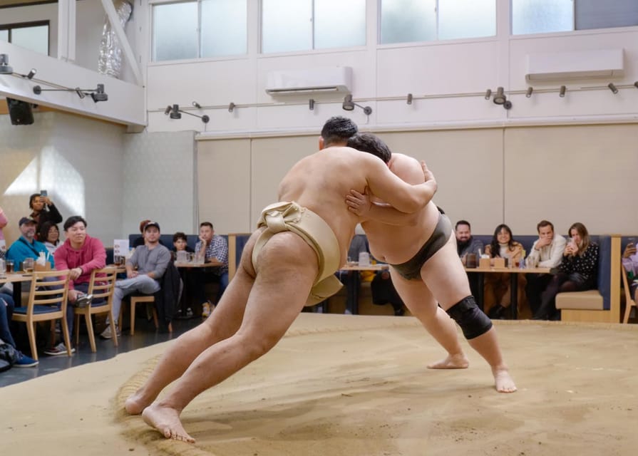 Tokyo: Challenge Sumo Wrestlers and Enjoy Meal - Key things to know before you go