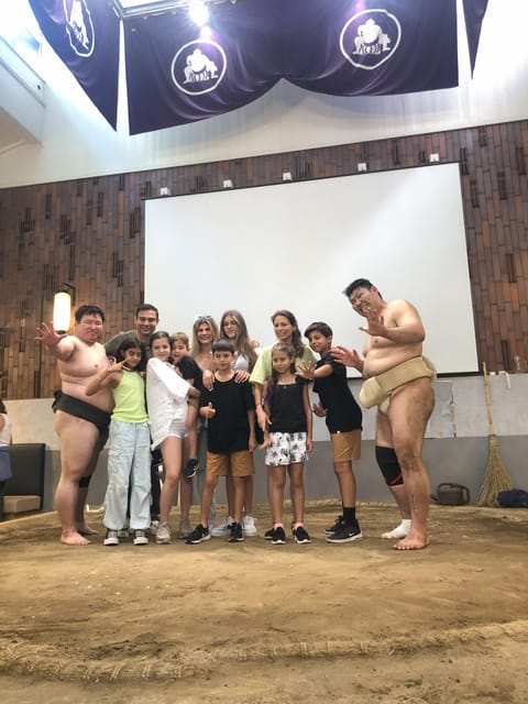 Tokyo: Challenge Sumo Wrestlers and Enjoy Meal - What makes this sumo show feel different from watching on TV