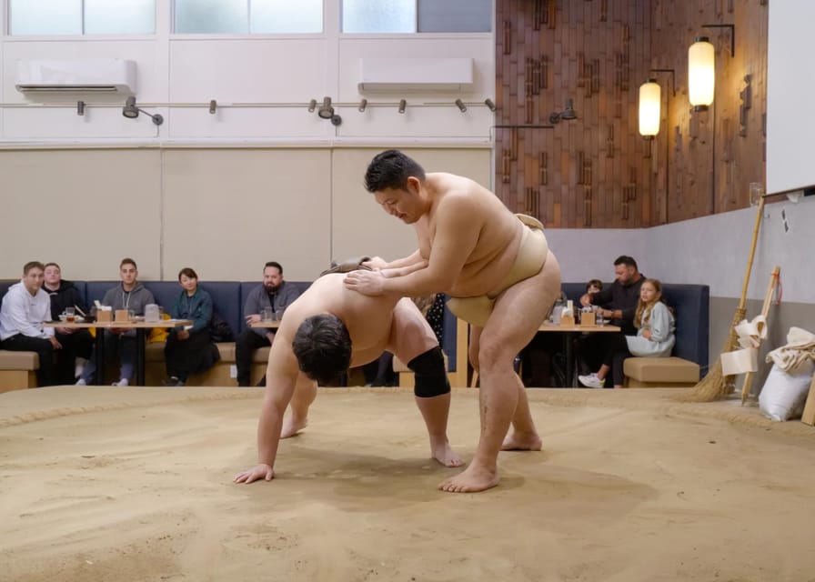 Tokyo: Challenge Sumo Wrestlers and Enjoy Meal - Where you meet: Kikukawa Station and a short walk to the hall