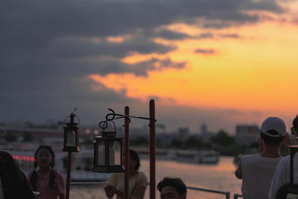 Tokyo Dinner Cruise & Tradition Show & Drinks & Tokyo Tower - Tokyo Tower at 150 meters: panoramic views after the water part