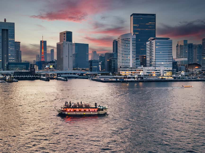 Tokyo Dinner Cruise & Tradition Show & Drinks & Tokyo Tower - What to watch for: shoes off, shared seating, and boat comfort limits