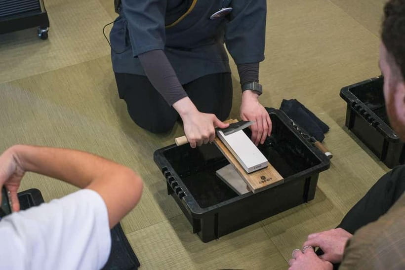 Tokyo: Knife Making Workshop (Sharpening, Engraving) - What You Take Home: Knife, Key Holder, Snacks, and Packaging