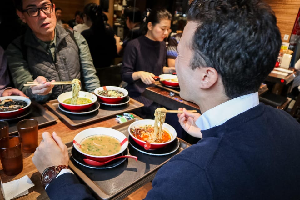 Tokyo: Ramen Tasting Tour with 6 Mini Bowls of Ramen - Shinjuku route: Tokyo classics and modern tori paitan