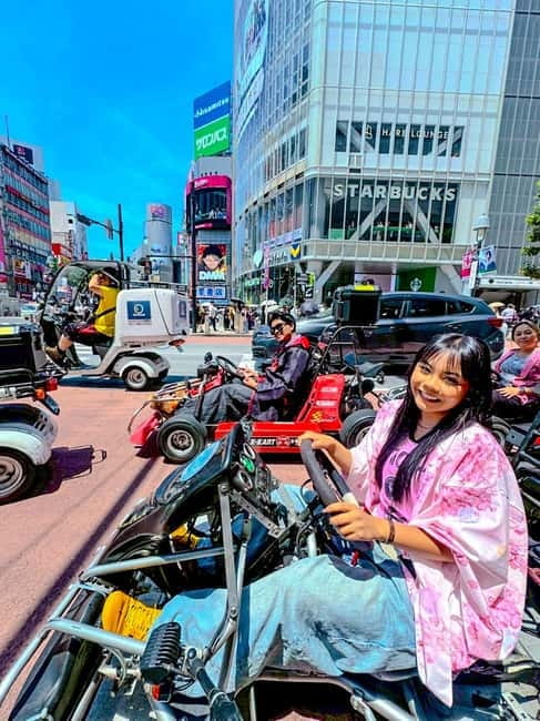 Tokyo: Shibuya and Shinjuku Streets Guided Go-Karting Tour - Shinjuku and the Tokyo Metropolitan Government Building area: wraparound views