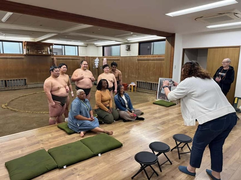 Tokyo Sumo Morning Practice: Viewing & Exclusive Interaction - Park closing with the official banzuke ranking sheet