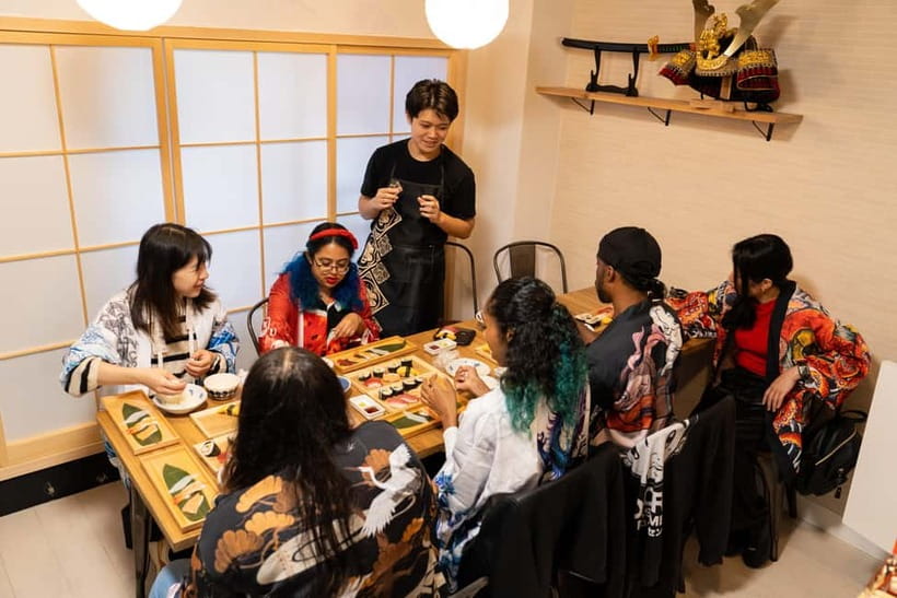 Tokyo: Sushi Making Class in a Happi Coat near a Famous Spot - Pictures, Props, and That Chef-Mode Feeling