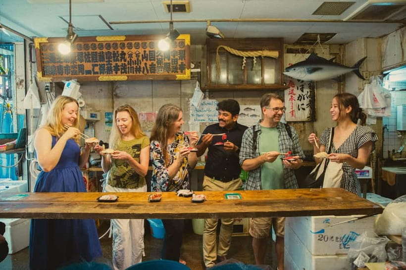 Tokyo: Tsukiji Fish Market Culture Tour with Sashimi Tasting - Meeting Points: Start at the temple side or the market side