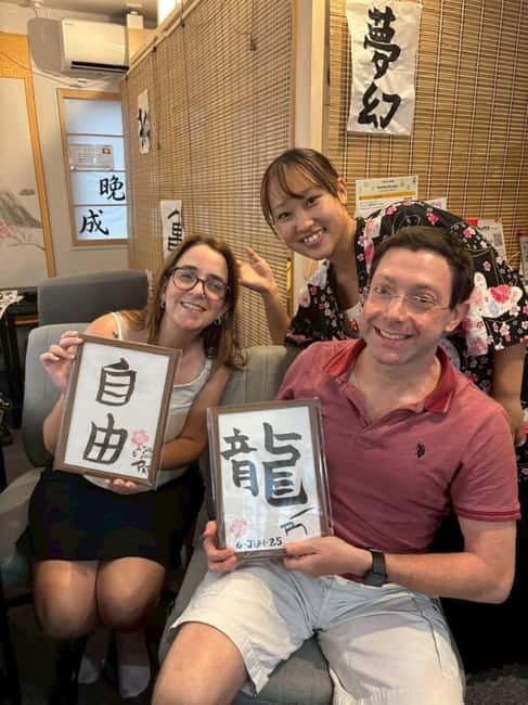 Tokyo:Calligraphy &Make your original folding fan in Asakusa - Making Your Original Folding Fan: Calligraphy You Can Use